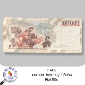 ITALIE - 100 000 Lires - 01/09/1983 - Pick.110a