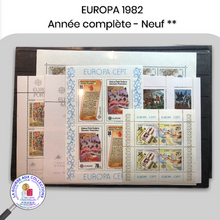 Charger l&#39;image dans la galerie, Année complète timbres EUROPA 1982 - Neufs **
