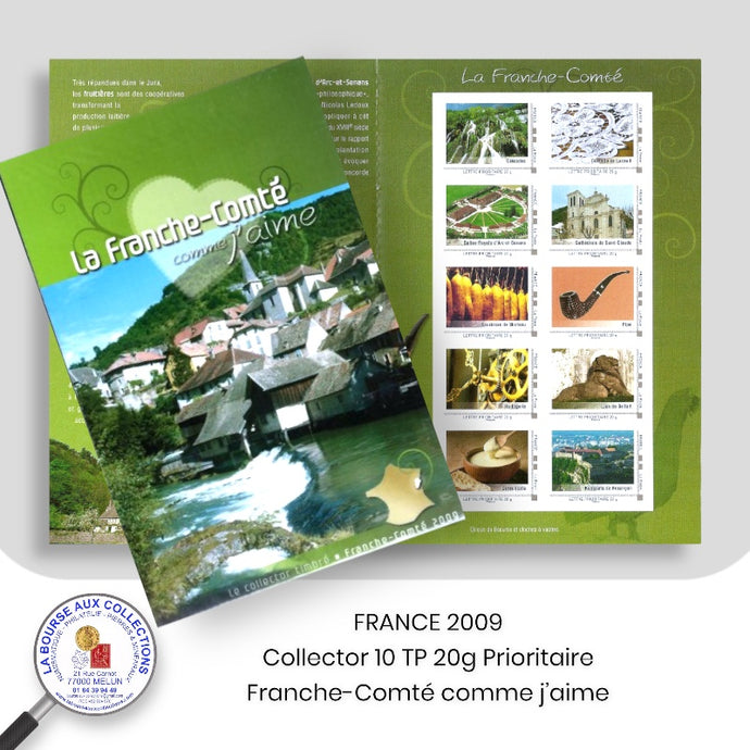 2009 - Collector  10 TP - La Franche-Comté comme j'aime -