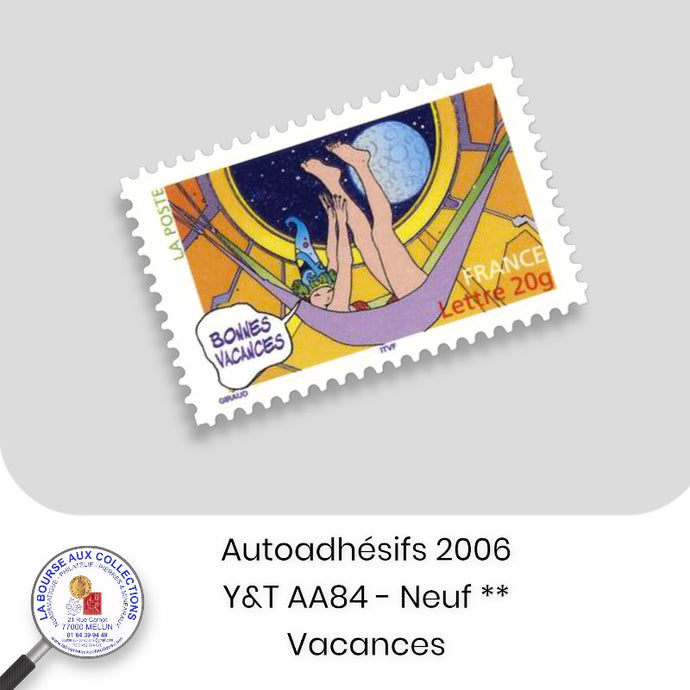 2006 - Autoadhésifs  -  Y&T n° AA 84 - Vacances - Neuf **