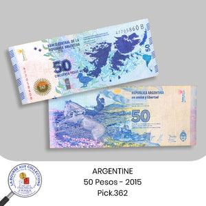 ARGENTINE - 50 Pesos - 2015 - Pick.362