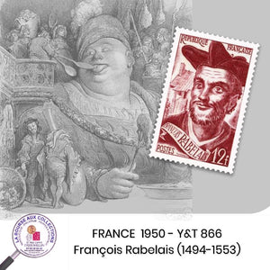 1950 - Y&T 866 - François Rabelais -  Neuf **