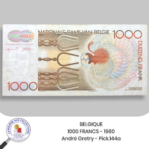 BELGIQUE - 1000 FRANCS 1980 - Pick.144a