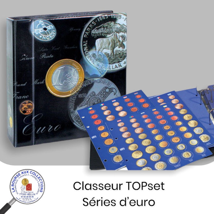 Classeur TOPset pour séries d'Euros – LA BOURSE AUX COLLECTIONS