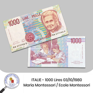 ITALIE - 1000 Lires 03/10/1980 - Pick114a