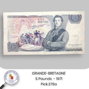 GRANDE-BRETAGNE - 5 Pounds type 1971 - Pick.378a