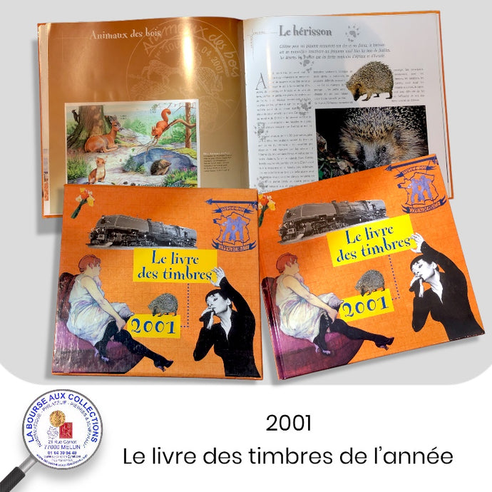 2001 - Livre des timbres de France de l'année