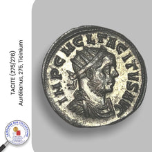 Charger l&#39;image dans la galerie, TACITE (275/276) - Aurélianus, 275, Ticinium
