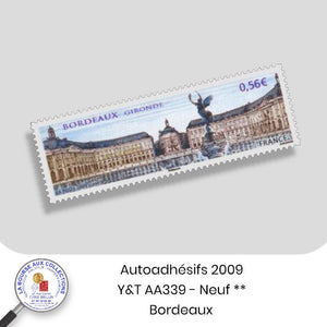 2009 - Autoadhésifs - Y&T n° AA 339 -  Bordeaux - Neuf **