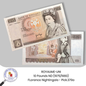 ROYAUME-UNI - 10 Pounds ND (1975/1980) - Pick.379a