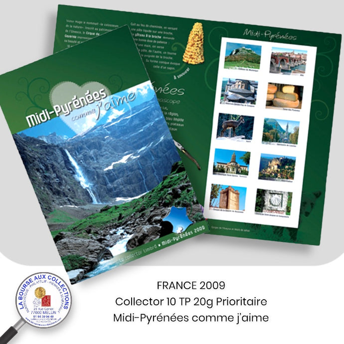 2009 - Collector  10 TP - Midi-Pyrénées comme j'aime -