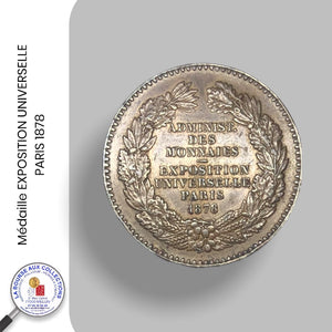 Médaille EXPOSITION UNIVERSELLE PARIS 1878