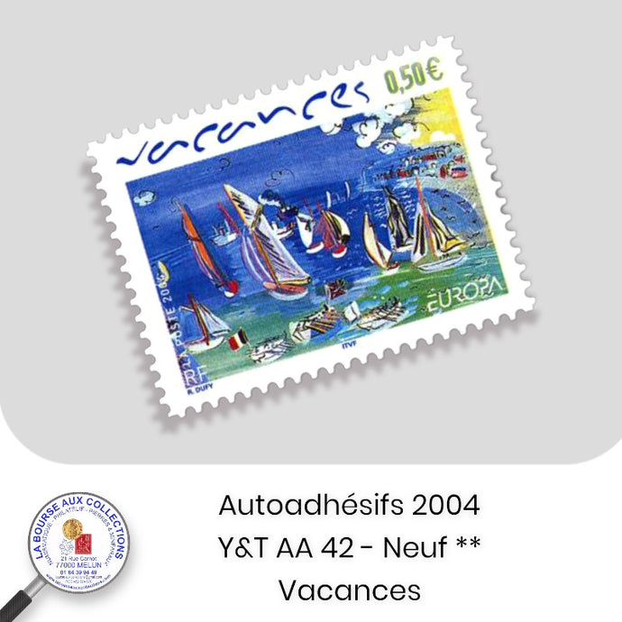 2004 - Autoadhésifs -  Y&T n°  AA 42 (3672) -  Vacances - Neuf **