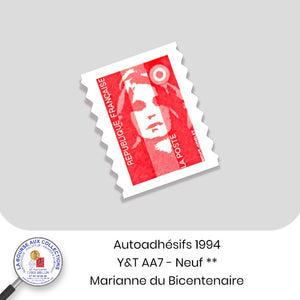 1994 - Autoadhésifs -  Y&T n°  AA 7 (2874) -  Marianne du bicentenaire - Neuf **