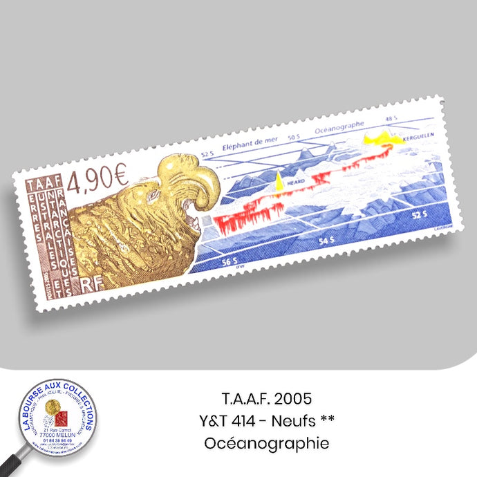 T.A.A.F. 2005 - Y&T 414 - Océanographie - NEUF **