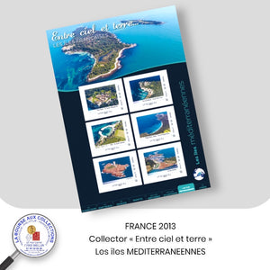 2013 - Collector "Entre ciel et terre" Les îles françaises - Les îles MÉDITERRANÉENNES