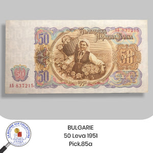 BULGARIE - 50 LEVA - 1951 - Pick.85a