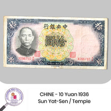 Charger l&#39;image dans la galerie, CHINE - 10 Yuan 1936 - Pick.214
