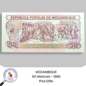 MOZAMBIQUE - 50 METICAIS - 1986 - Pick.129b - NEUF / UNC