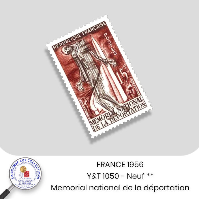 1956 - Y&T 1050 - Mémorial national de la déportation à Struthof - Neuf **