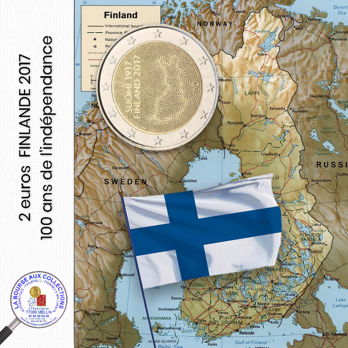 2 euro Finlande 2017 - 100 ans de l'Indépendance