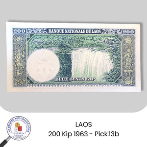 LAOS - 200 Kip 1963 - Pick.13b