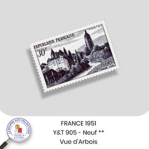 1951 - Y&T 905 - Vue d'Arbois - Neuf **