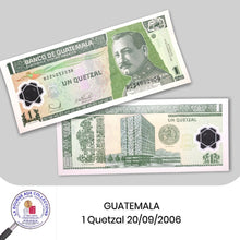 Charger l&#39;image dans la galerie, GUATEMALA - 1 Quetzal 20/09/2006 - Pick.109
