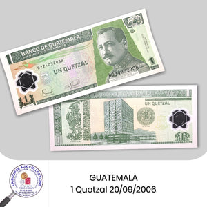 GUATEMALA - 1 Quetzal 20/09/2006 - Pick.109