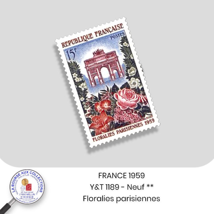 1959 - Y&T 1189 - Floralies parisiennes - Neuf **