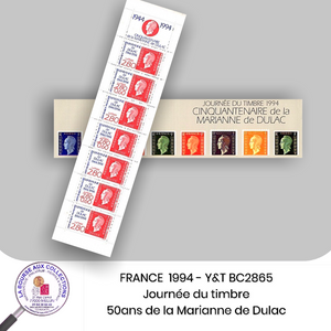 1994 - Journée du Timbre BC2865 - Cinquantenaire de la Marianne de Dulac - Neuf **