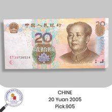 Charger l&#39;image dans la galerie, CHINE - 20 Yuan 2005 - Pick.905
