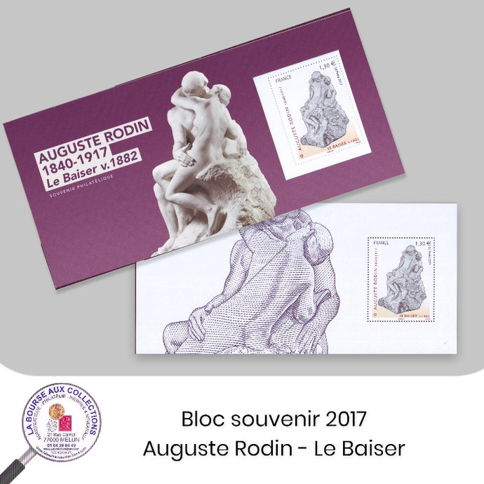 2017- Bloc souvenir n° 137 - Auguste Rodin - (Le Baiser) - Neuf **