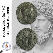 Charger l&#39;image dans la galerie, LUCIUS VERUS (161/169) -  SESTERCE, 162 ap J.C., Rome
