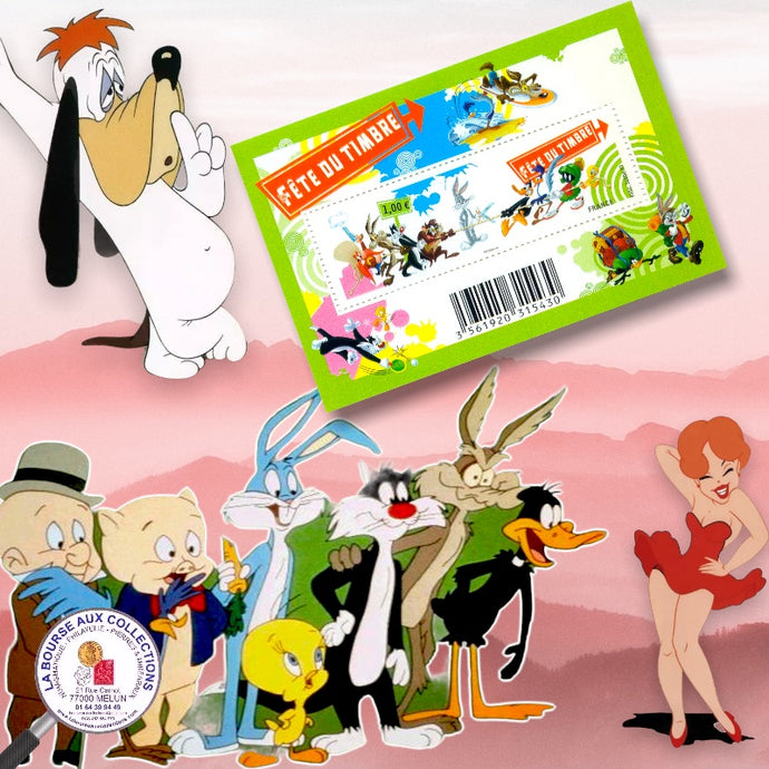2009 - BF n° F4341 - Fête du timbre / Personnages de dessins animés des Looney Tunes - Neuf **