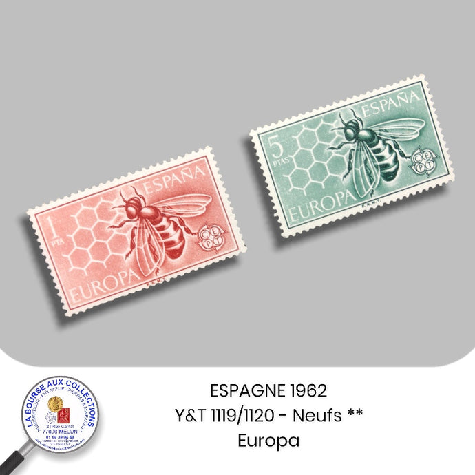 ESPAGNE 1962 - Y&T 1119/1120 - Europa - NEUF **