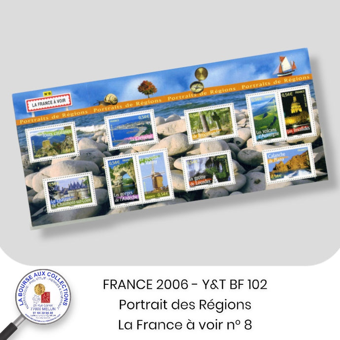 2006 - BF n° 102 - Portrait de régions / La France à voir n° 8 - Neuf **