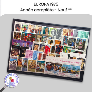 Année complète timbres EUROPA 1975 - Neufs **
