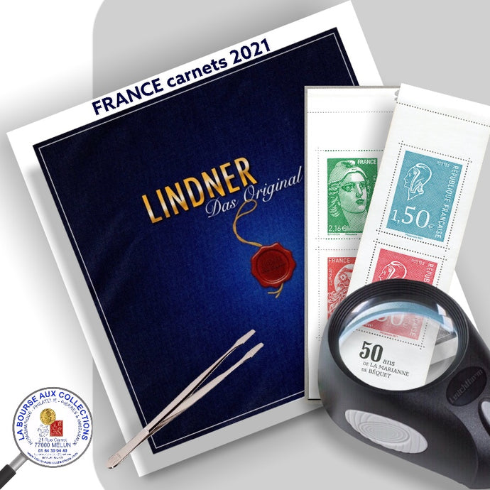 LINDNER - jeu complémentaire FRANCE carnets 2021