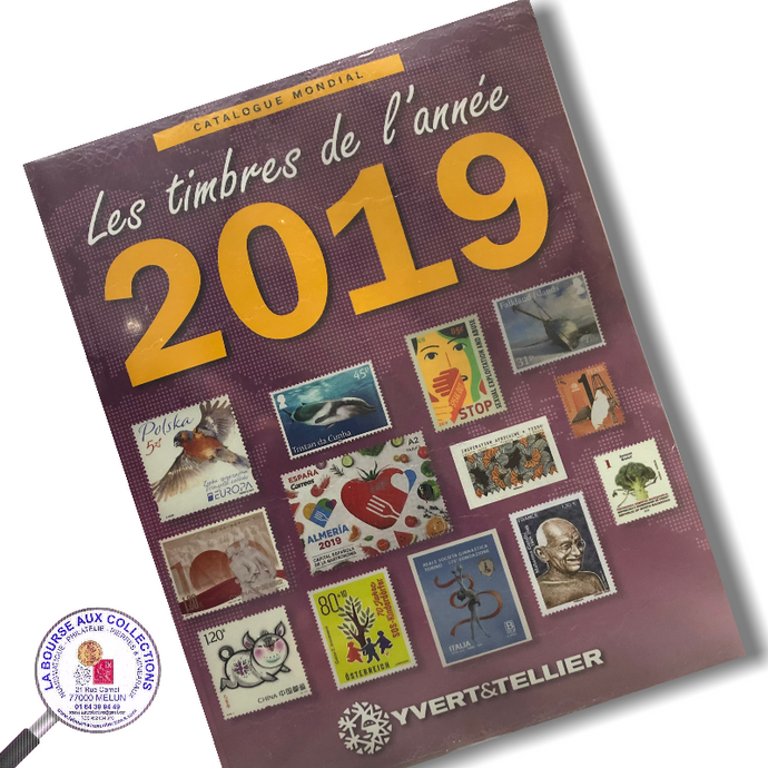 Yvert & Tellier - Catalogue Mondial des nouveaux timbres 2019