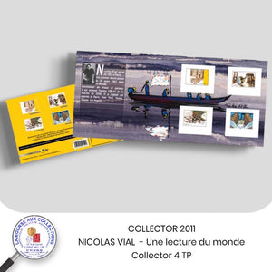 2011 - Collector 4 TVP - NICOLAS VIAL, une lecture du monde - NEUF **