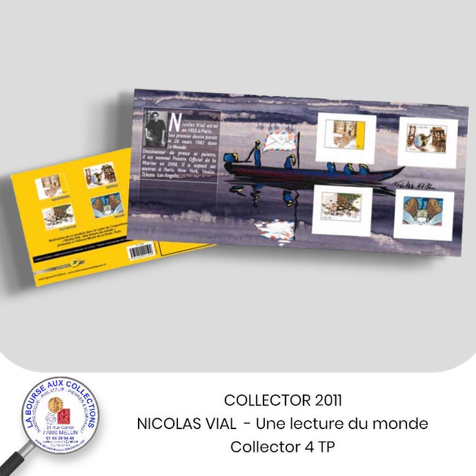 2011 - Collector 4 TVP - NICOLAS VIAL, une lecture du monde - NEUF **