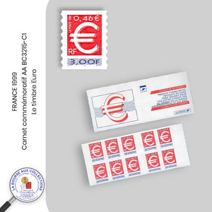 1999 - Autoadhésifs -  Y&T  AA BC3215-C1 Carnet - Le timbre Euro - Neuf **