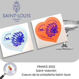 2022 - Autoadhésifs  Y&T n° AA2 097/2098 Saint Valentin / Cœur de Saint-Louis  - Neuf **