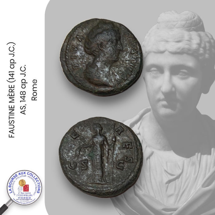 FAUSTINE MERE  (141 ap. J.-C.) - AS, 148 ap J.C., Rome