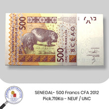 Charger l&#39;image dans la galerie, SENEGAL - 500 Francs CFA 2012 - Pick.719Ka - NEUF / UNC

