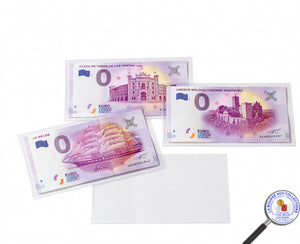 50 protections individuelles pour billet "Euros Souvenir"
