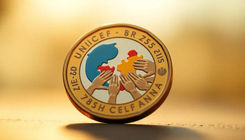 Comprendre la pièce de 2 euros pour les 75 ans de l'UNICEF